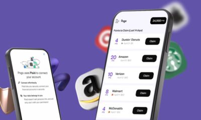 Mobile display of Pogo cash back app dashboard